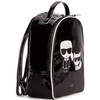 KARL LAGERFELD Kids Plecak dziewczęcy z kotkiem czarny