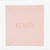 KENZO Kids Kocyk niemowlęcy dla dziewczynki z bawełny organicznej różowy