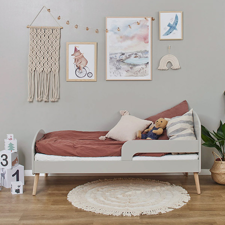 Hoppekids Hoppekids blend toddler bed grey 70x160cm