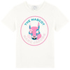 THE MARC JACOBS T-shirt dziewczęcy biały z nadrukiem