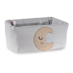 PICCI Smile Koszyk na akcesoria dziecięce szary z księżycem