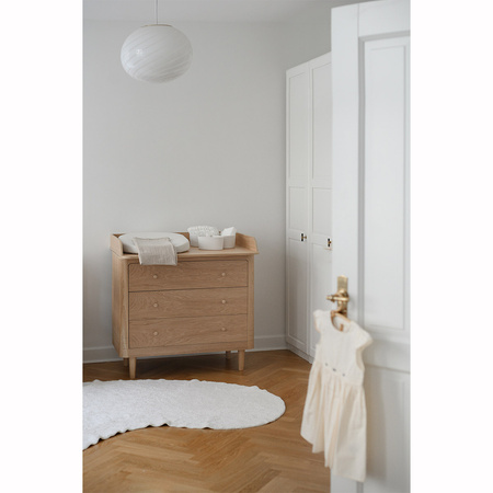 We Are Bitte Nature children's chest of drawers with three drawers, oak