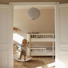  OLIVER FURNITURE Міні-ліжко з дерева, низьке, білий/дубовий колір, 70x160 см
