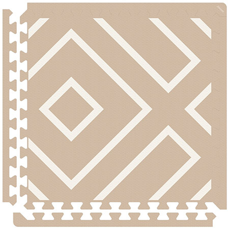 EEVEVE PLAYMAT Modern Blocks - Desert sand