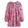THE MARC JACOBS Long-Sleeved Printed Dress, Fuchsia