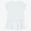 KENZO Kids Girls short sleeves organic cotton Elephant dress