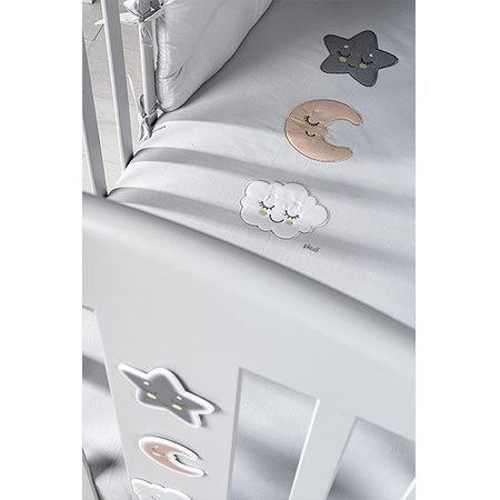 PICCI Smile Pościel dziecięca 3-częściowa szara