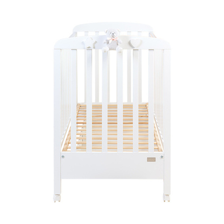  PICCI Nene Baby bed with bear application with pink ribbon 