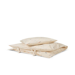 OLIVER FURNITURE Komplet pościeli junior, kwiaty 100x135 cm