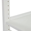 Hoppekids Hoppekids Shelf with 2 sections, 4 shelves, bed in 70x160 cm, and desk in 80 cm, White