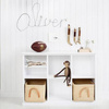 OLIVER FURNITURE Білі полиці для дитячої книжкової шафи, 3 шт.