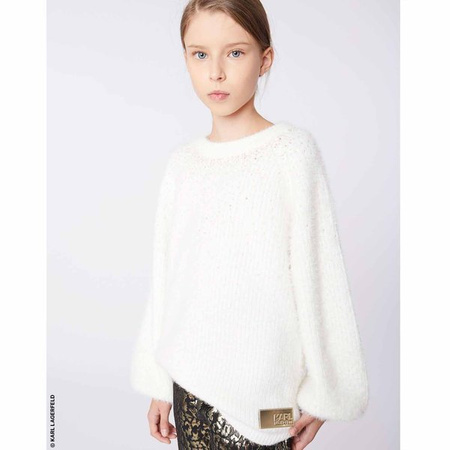 KARL LAGERFELD Kids Girls sequined sweater