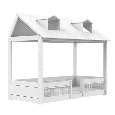 LIFETIME Kidsrooms House Bed Beach House (2in1) 90x200 cm, white