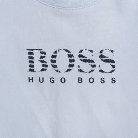 BOSS KIDS Pajacyk dziecięcy błękitny