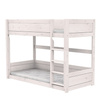 LIFETIME Kidsrooms Kid's Low Bunkbed with Ladder, whitewash