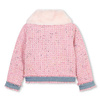 BILLIEBLUSH Girl's pink tweed jacket