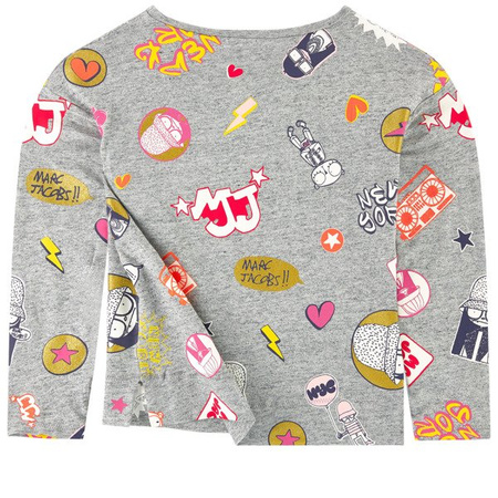 THE MARC JACOBS T-shirt dziewczęcy z nadrukiem