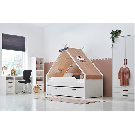 LIFETIME Kidsrooms Łóżko Tipi Cool Kids 66 cm Rainbow