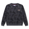 HUGO Boy's printed sweatshirt with logo, black