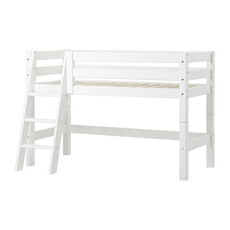  HOPPEKIDS  ECO Luxury łóżko Łóżko na niskiej antresoli z ukośną drabinką 70x160 cm