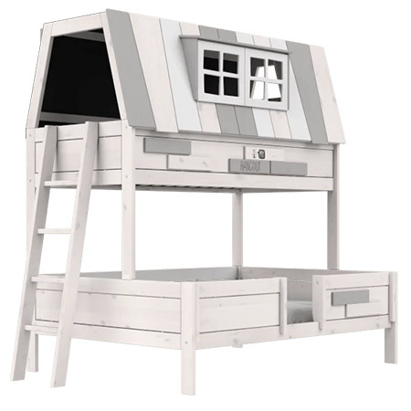 LIFETIME Kidsrooms Kid's Bunk bed My Hangout, 90/140x200 cm , whitewash