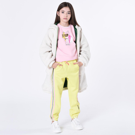 KARL LAGERFELD KIDS Brown and black mpnogram print hoddie