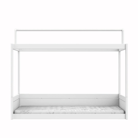 LIFETIME Kidsrooms Łóżko dziecięce Montessori 90x200 cm z konstrukcją dachową