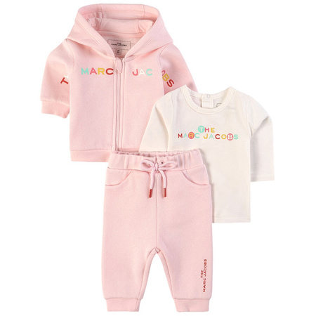 THE MARC JACOBS Baby 3-piece tracksuit in pink