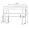 Hoppekids Hoppekids ECO Luxury Loft Bed with Desk 90x200 cm