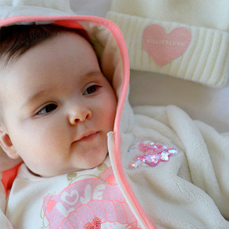 Billieblush Bluza dziecięca dla dziewczynki z kapturem