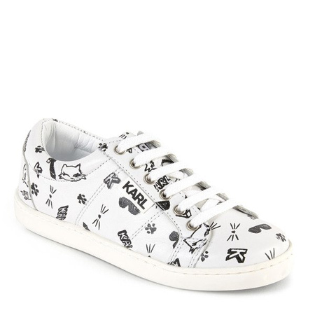 KARL LAGERFELD KIDS Leather leather trainers
