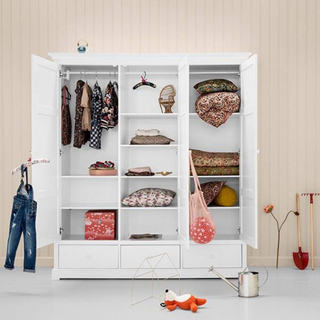 OLIVER FURNITURE Дитяча шафа з трьома дверима, біла