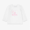 BOSS Kids Baby girls three-piece logo tracksuit in light pink