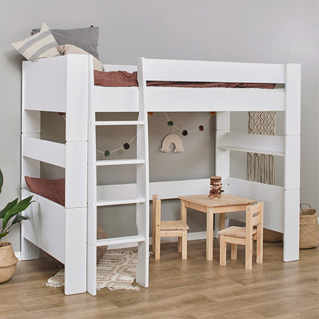 Hoppekids SFK  high bed 90x200 cm, White