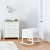 HOPPEKIDS Ochraniacz do kołyski dziecięcej 40x80cm w jasno-czerwone pasy