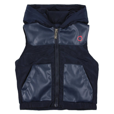TRUSSARDI Baby boys spring hooded vest in navy