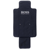 BOSS Kids Mata do przewijania dziecka granatowa z logo