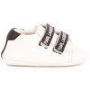 KARL LAGERFELD KIDS Baby boys leather pre-walker trainers