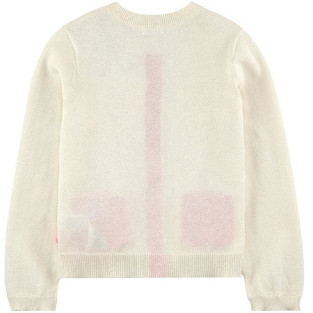 Billieblush Kardigan dziewczęcy ozdobiony ivory