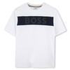 BOSS KIDS Komplet chłopięcy t-shirt z krótkim rękawem i bermudy