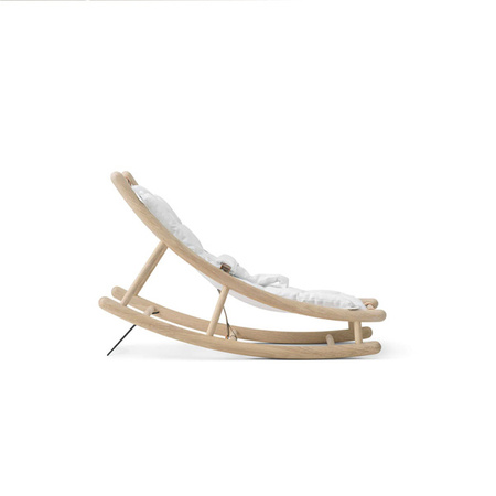 OLIVER FURNITURE Wood baby & toddler rocker, oak/white