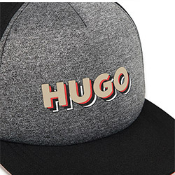 HUGO Czapka dziecięca z daszkiem z logo