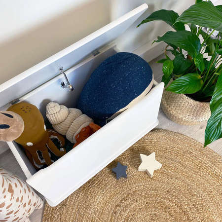 HOPPEKIDS Skrzynia dla dzieci na zabawki na kółkach