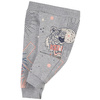 KENZO Kids Spodnie dziecięce dresowe szare z nadrukiem z bawełny organicznej
