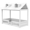 LIFETIME Kidsrooms House Bed Beach House (2in1) 90x200 cm, white