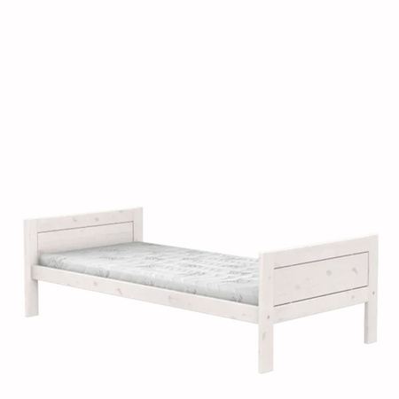 LIFETIME Kidsrooms Łóżko dziecięce pojedyncze 90x200 cm, whitewshk