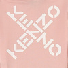 KENZO Kids Bluza dziewczęca z kapturem jasno-różowa logo
