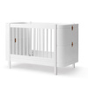 OLIVER FURNITURE WOOD MINI+ COT BED EXCL. JUNIOR KIT, WHITE
