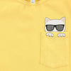 KARL LAGERFELD Kids T-shirt z kieszonką