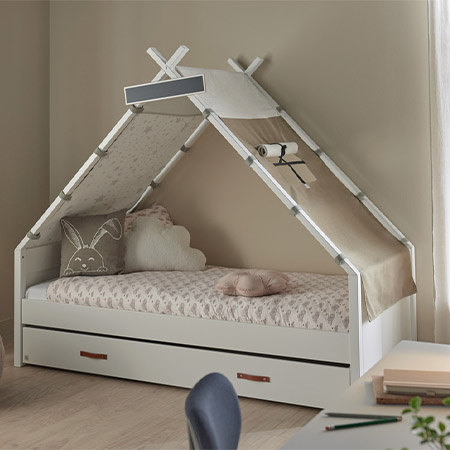 LIFETIME Kidsrooms Cool Kids Tipi Bed 66 cm - Over the Moon